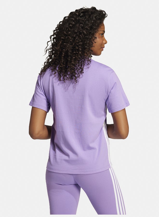 Adidas essentials 3-stripes cotton women's t-shirt  - Image 4