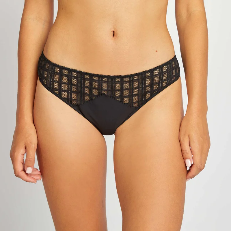 Kiabi Diamond Lace Briefs Black
