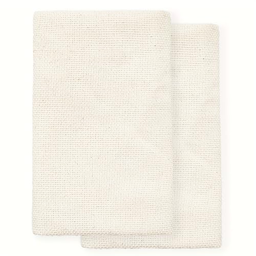 Wool Queen Hand U Journey 2Pcs 26.3''x19.6'' Needlework Fabric Monk's Cloth for Rug-Punch/Punch Needle - Image 1