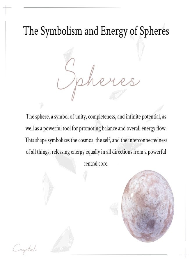 mookaitedecor Natural Cherry Blossom Agate Crystal Ball with Acrylic Stand, 50-60 mm Feng Shui Divination Stone Sphere Sculpture for Home Office Table Display - Image 2