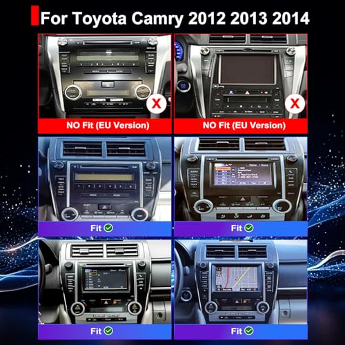 Aitrenlu 64G Upgrade Car Radio for Toyota Camry 2012 2013 2014, Wireless Carplay Android Auto, Android 13 Car Stereo, 9 Inch ISP Touch Screen, Bluetooth 5G WiFi/GPS/SWC/FM, with Backup Camera (Fit for J.B.L) - Image 2