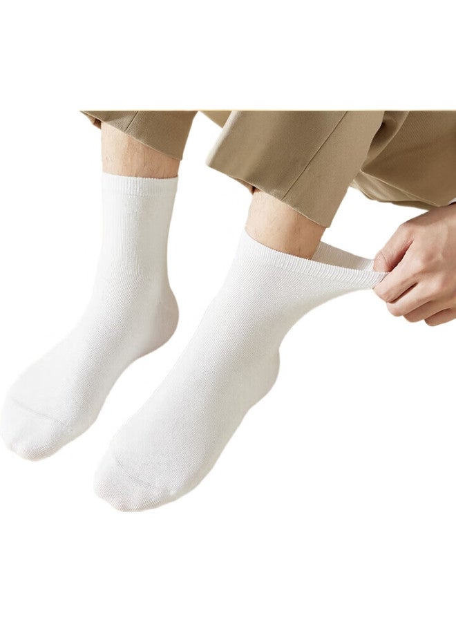 A Fish Men'S Business Socks, 7A Grade Antibacterial And Odor-Resistant, Mid-Calf Length, Breathable, For Spring And Summer, Recommended For Long Journeys - Image 1