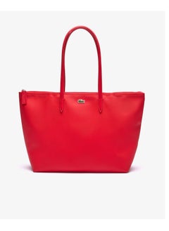 LACOSTE Lacoste Bag In Red Large Fashion Versatile Tote Bag Shoulder Bag Cross-body Bag Handbag  - Image 1