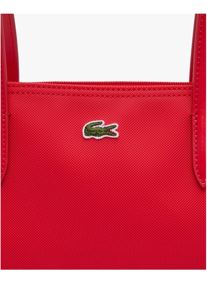 LACOSTE Lacoste Bag In Red Large Fashion Versatile Tote Bag Shoulder Bag Cross-body Bag Handbag  - Image 4