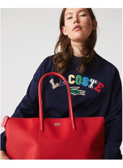 LACOSTE Lacoste Bag In Red Large Fashion Versatile Tote Bag Shoulder Bag Cross-body Bag Handbag  - Image 5