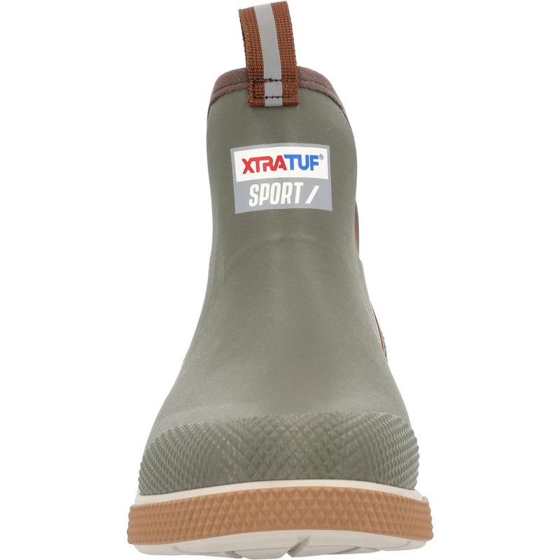 Xtratuf Men's 6 Inch Sport Ankle Deck Boot, Olive, Size 11 - Image 4
