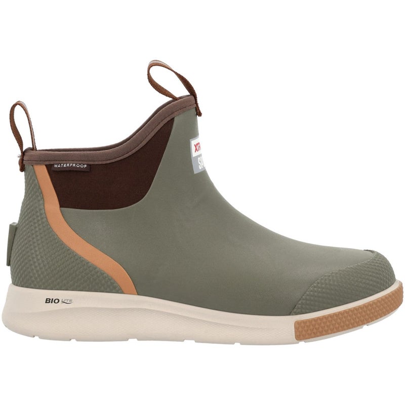 Xtratuf Men's 6 Inch Sport Ankle Deck Boot, Olive, Size 11 - Image 1