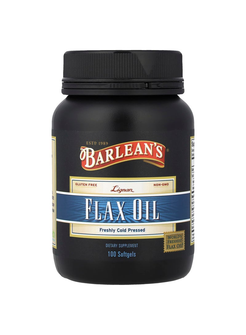 Lignan Flax Oil, 100 Softgels