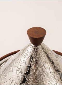 La Mesa Steel & Wood Bowl 30*29*27 cm Bahja Collection  - Image 4
