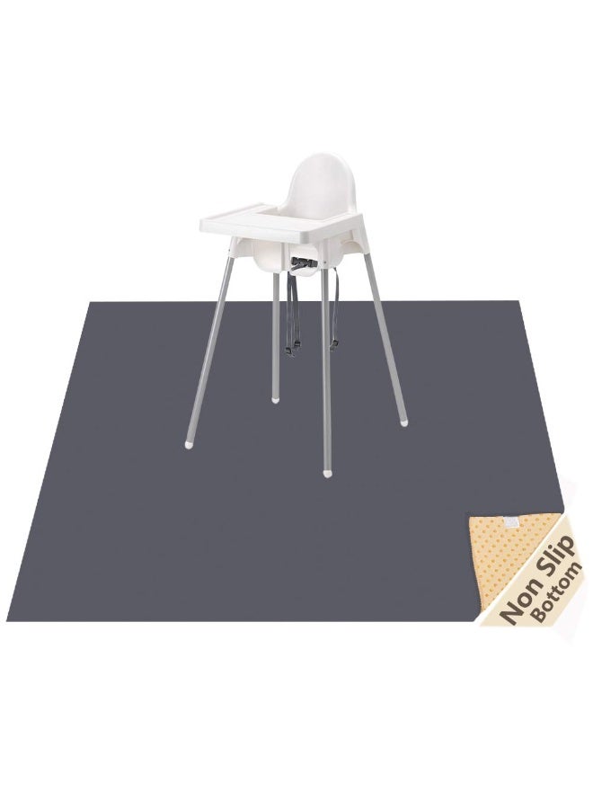 Womumon Splat Mat for Under High Chair/Arts/Crafts, WOMUMON Washable Spill Mat Waterproof Anti-Slip Floor Protector Splash Mat, Messy Mat and Table Cloth - Image 1