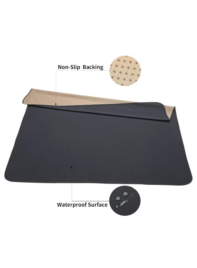 Womumon Splat Mat for Under High Chair/Arts/Crafts, WOMUMON Washable Spill Mat Waterproof Anti-Slip Floor Protector Splash Mat, Messy Mat and Table Cloth - Image 3