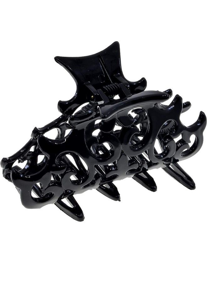 CAMILA Paris Cp2903 French Hair Clips For Women Girls Black Hair Claw Clips Jaw Fashion Durable And Styling Hair Accessories For Women Strong Hold No Slip Grip Made In France. 3.5 Inch Black - Image 2