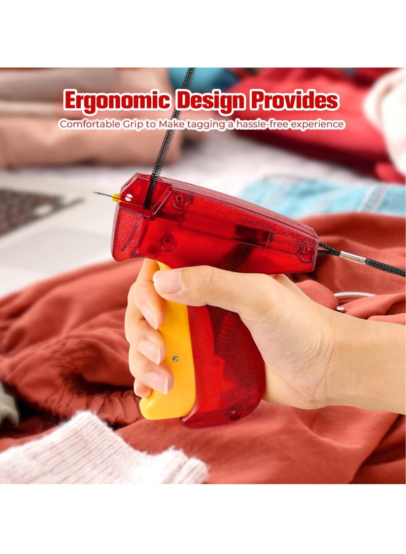 Captaintech Clothes Tagging Gun Kit, Tag Gun for Clothes, Kimble Gun with 2000 Plastic Tag Fasteners, Clothes Mending Quilting Stitch Tag Gun with1 Needle, Attach a Tag in Seconds - Image 3
