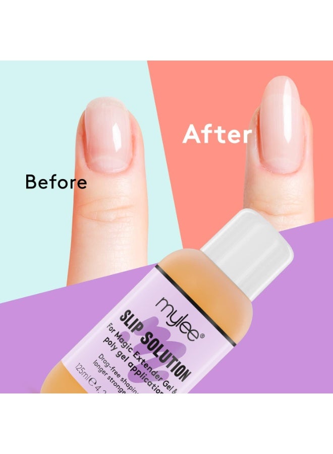 mylee Slip Solution 125ml For Magic Extender Gel Builder Gel UV/LED Nail Tips and Extensions Liquid Solution - Image 3