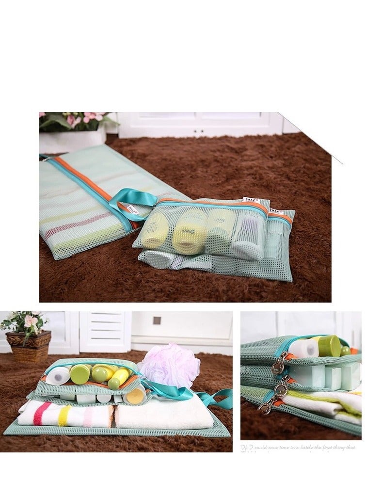 4-Piece  Storage Bag Toiletries Cosmetic Bag Shoe Bag Storage Travel Storage Bag - Image 2