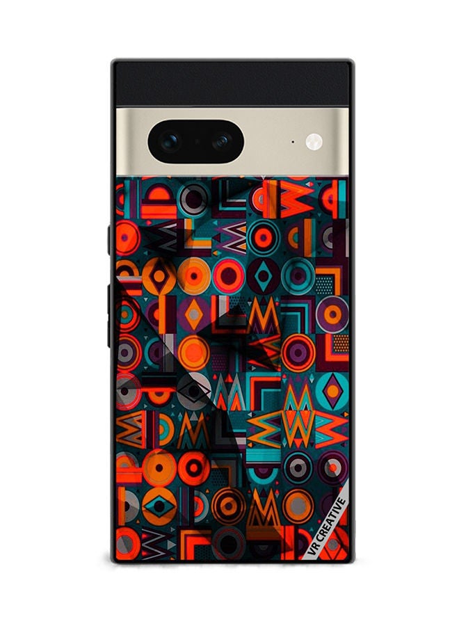 VR CREATIVE Protective Case Cover For Google Pixel 7 Flower Design Multicolour - Image 1