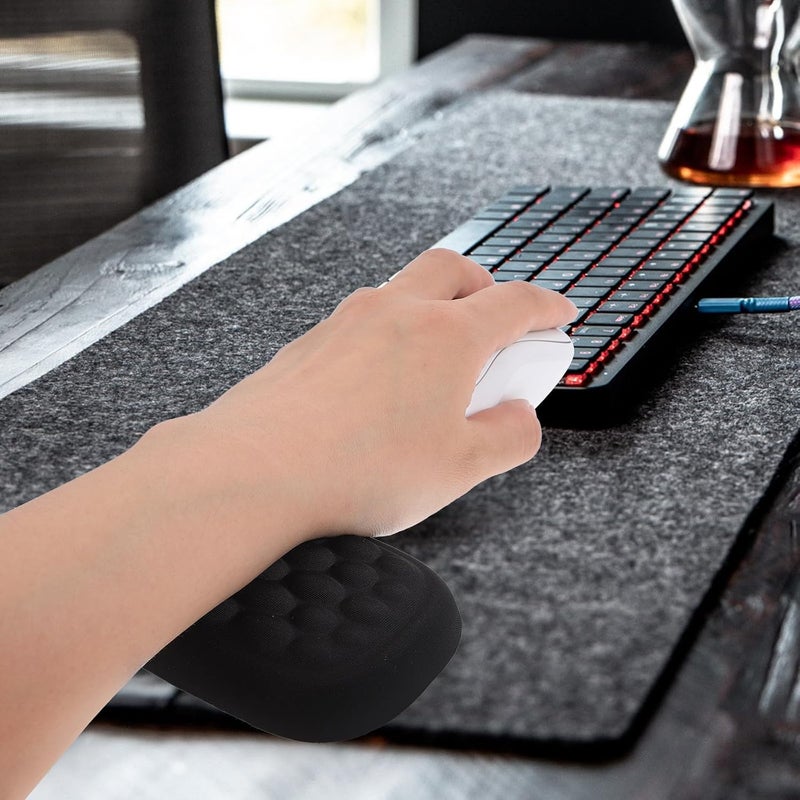 Wrist Support Mousepad and Keyboard Wrist Rest Pad for Office and Gaming for Computer Use - Image 5