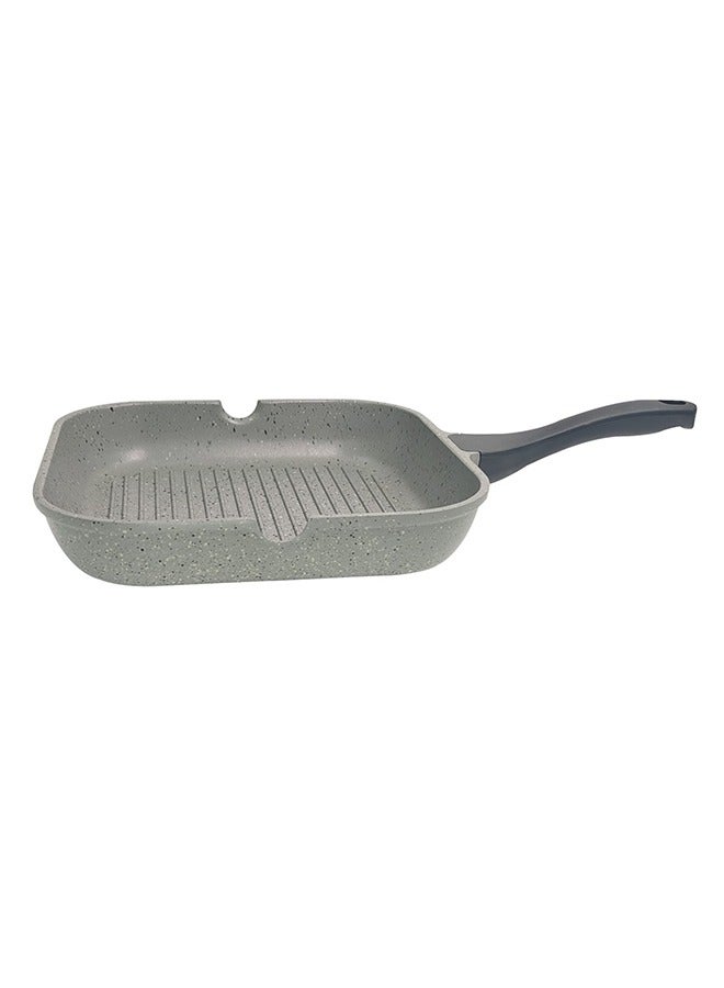 PROCILA Non-Stick Granite Grill Pan Grey 28cm - Image 1