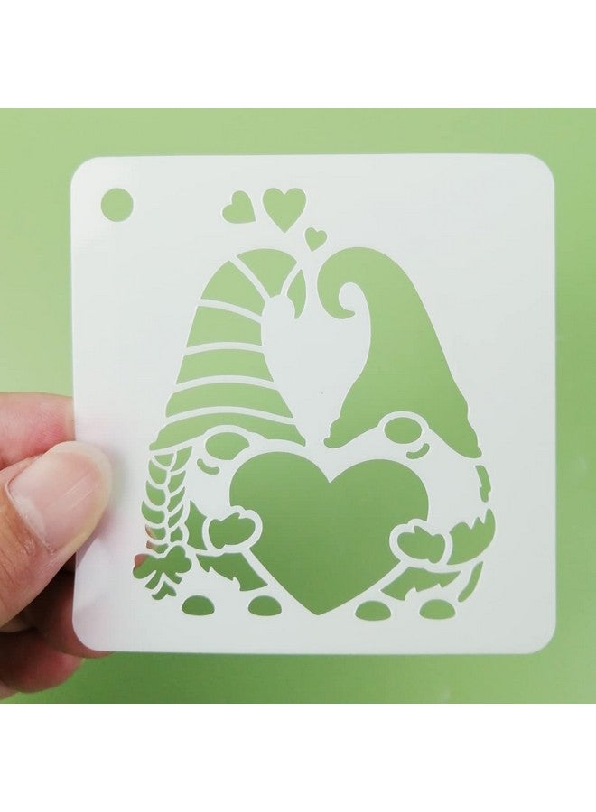 CODOHI 30 Pcs Valentine'S Day Heart Love Stencils Love Stencils For Painting On Wood Slice Reusable Plastic Templates For Valentine'S Day Wedding Envelopes Scrapbook Making Art & Diy Crafts 3X3 Inch - Image 3