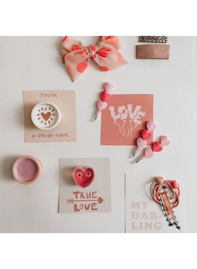 CODOHI 30 Pcs Valentine'S Day Heart Love Stencils Love Stencils For Painting On Wood Slice Reusable Plastic Templates For Valentine'S Day Wedding Envelopes Scrapbook Making Art & Diy Crafts 3X3 Inch - Image 5