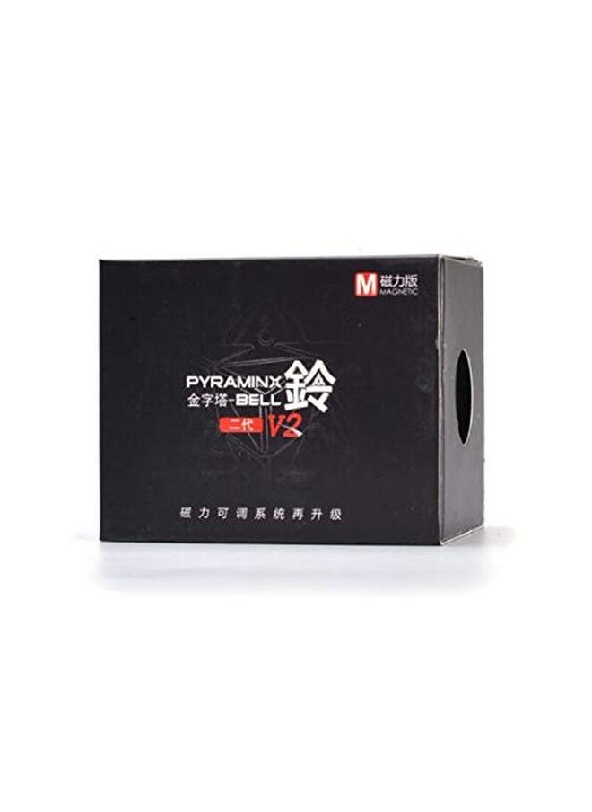 X Man Bell V2 Pyraminx Stickerless Magnetic Speed Cube X Man Bell Magnetic Pyraminx V2 Cube Puzzle