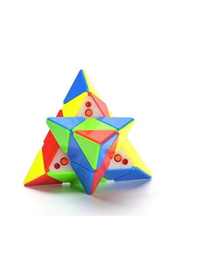 X Man Bell V2 Pyraminx Stickerless Magnetic Speed Cube X Man Bell Magnetic Pyraminx V2 Cube Puzzle
