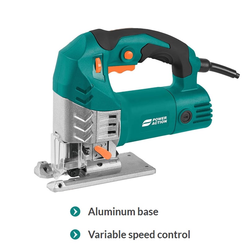 sulfar Power Action Jig Saw 870W Variable Speed Control No-Speed Load 500-3000rpm | Wood 100mm | Steel 10mm, Professional Jigsaw (JS870) - Image 4