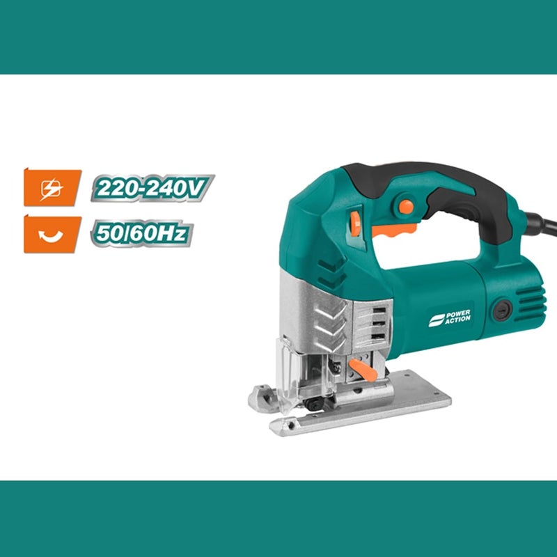 sulfar Power Action Jig Saw 870W Variable Speed Control No-Speed Load 500-3000rpm | Wood 100mm | Steel 10mm, Professional Jigsaw (JS870) - Image 2
