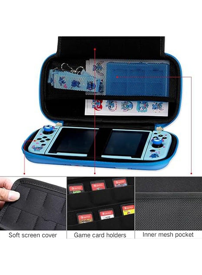 general Switch Portable Travel Switch OLED Carrying Case for Nintendo Switch OLED with Shoulder Strap, Internal Protective Storage Pouch for NS Consoles and Accessories - Image 4