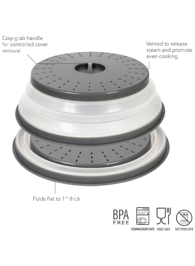 توفولو غطاء طعام مقاوم للحرارة يمكن طيه مخصص للميكروويف باللون الفحمي الكبير 47005-200 - Image 2