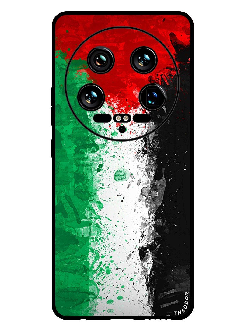Theodor Protective Case Anti Scratch Shock Proof Bumper Cover For Xiaomi 14 Ultra Palestine Flag 1 - Image 1