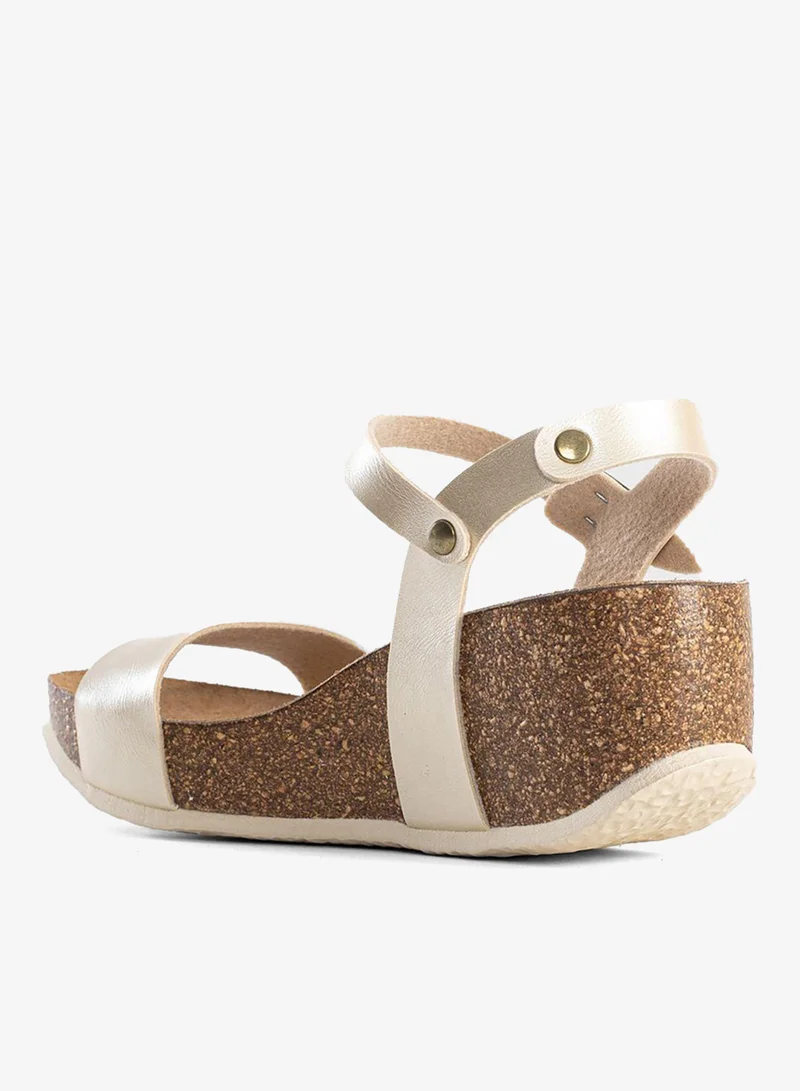 Bayton  Toledo Strappy Mid Heel Wedges for Women | Best Price UAE