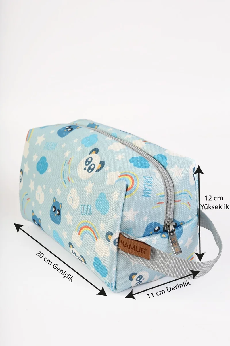 Hamur Zippered Dirty Clean and Wet Dry Baby Laundry Clothes Multi-Purpose Make-Up Bag Dream