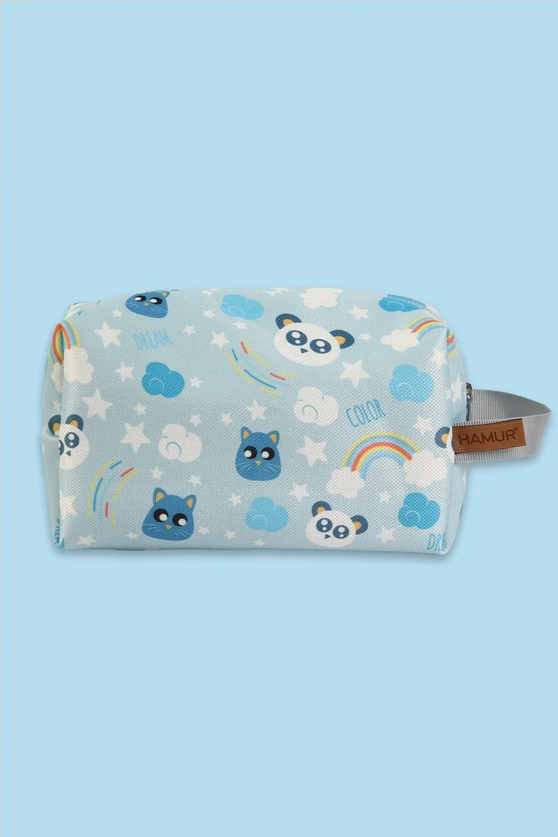 Hamur Zippered Dirty Clean and Wet Dry Baby Laundry Clothes Multi-Purpose Make-Up Bag Dream