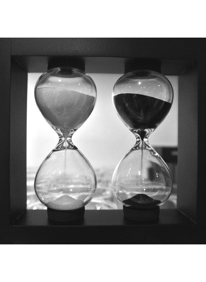 HoveBeaty Hourglass, HoveBeaty Hand-Blown Sand Timer Set for Time Management 15 Minutes Durable Glass Construction (15 min, White) - Image 3