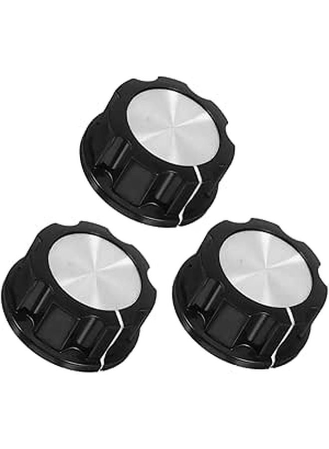 3pcs Black Timer Knob Set Replacement For Air Fryer Pressure Cooker Kitchen Switch Knobs - Image 1