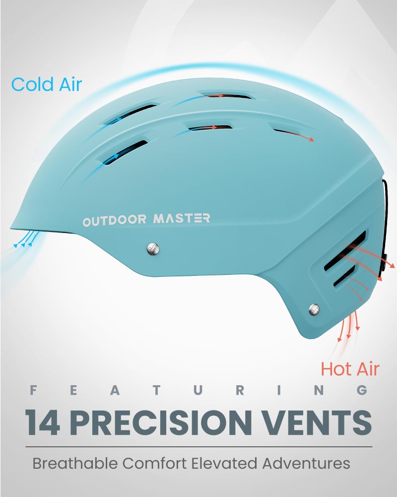 OutdoorMaster Kelvin II Ski Helmet - Snow Sport Helmet Snowboard Helmet for Men Women & Youth - Image 4