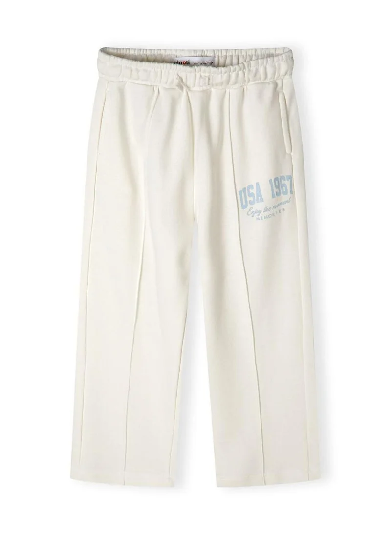 MINOTI Teen Girls Cropped Zip Through Hoodie and Wide Leg Jogger Set