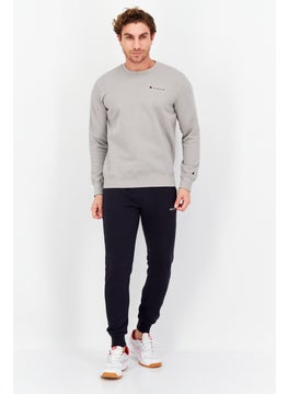 Champion Men Sportswear Fit Long Sleeves Outdoor Sweatshirt, Grey  - Image 4