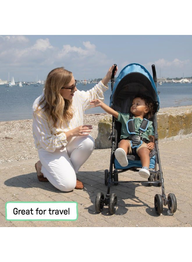 ingenuity Summer Infant 3Dmini Convenience Stroller (Blue/Black) - Image 2