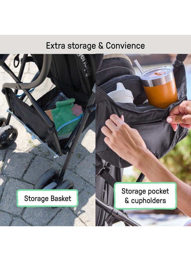 ingenuity Summer Infant 3Dmini Convenience Stroller (Blue/Black) - Image 5