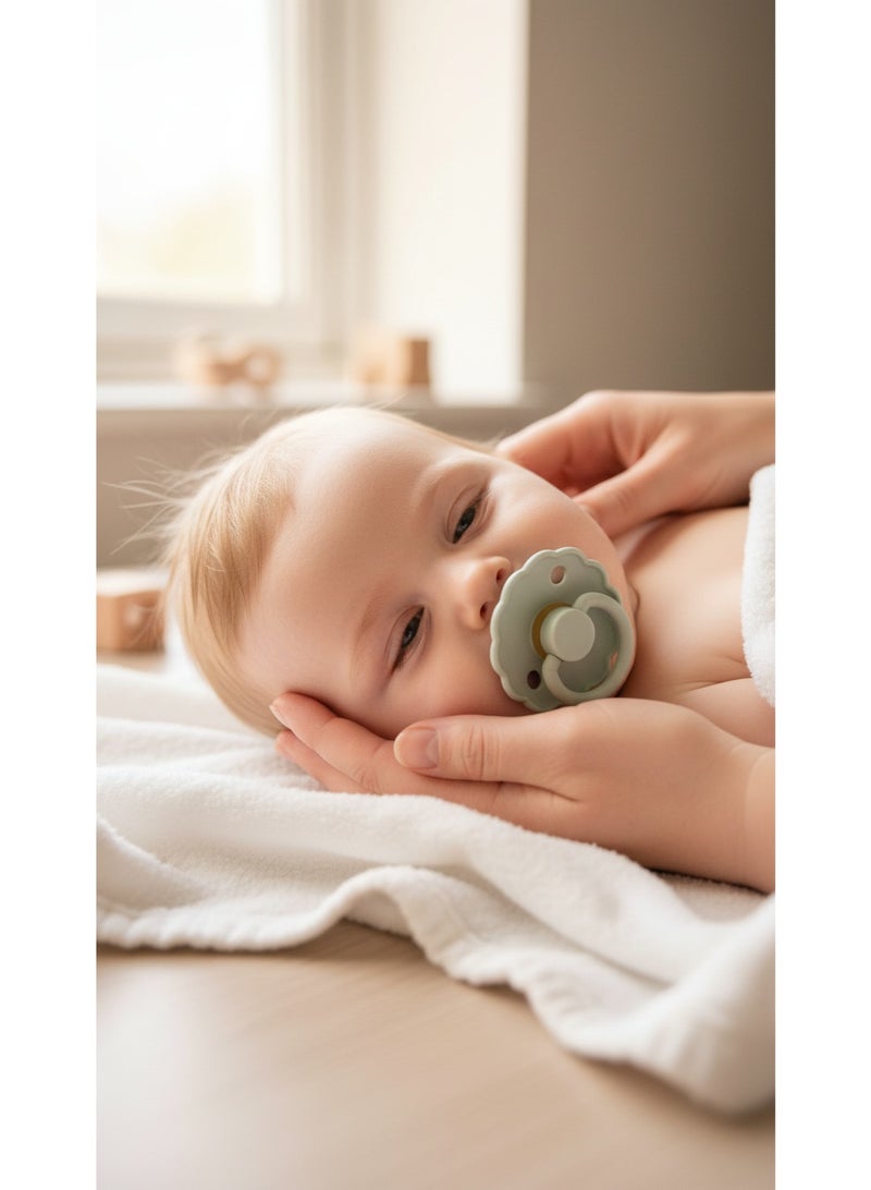 FRIGG Natural Latex Baby Pacifier | Size 2 (6–18 Months) | BPA-Free, Orthodontic Soother | Designed & Made in Denmark - Image 4