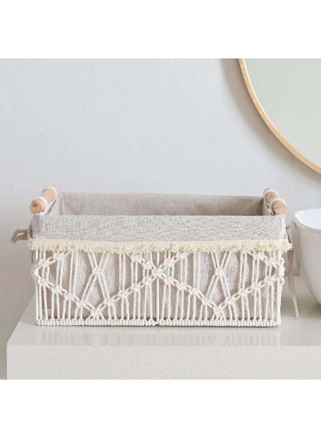 Home Box  Valerie Storage Basket 35 x 15 x 24 cm  | Best Price UAE