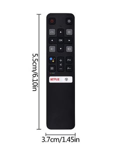 ICS New Replacement  Remote Control For TCL Smart TV Black  - Image 2