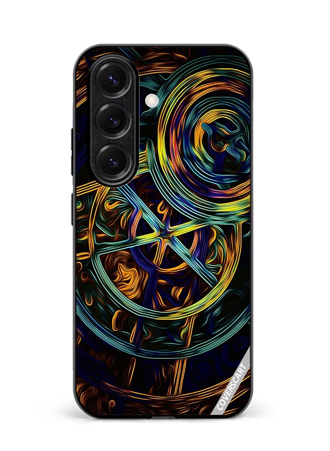 COVERSCART Protective Case Cover For Samsung Galaxy S24 Abstract Design Multicolour