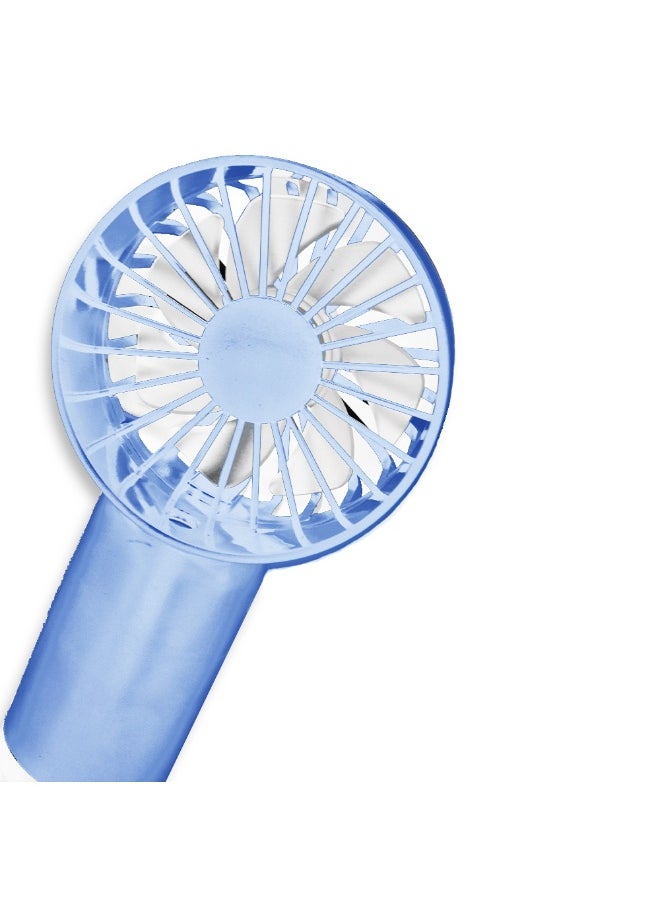 Generic - Mini Handheld Spray Fan, cute decorative design, small size and easy to carry in hand or put in bag, equipped with USB rechargeable battery, 3 speed on/off switch, also has a small space under the fan to fill water to enhance cooling, nice gift for kids. - Image 1