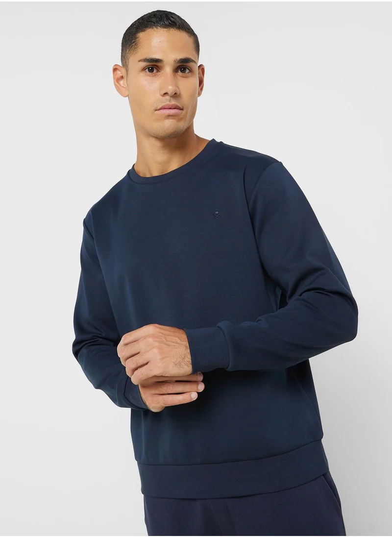 Hackett Classic Fit Crew Neck Sweatshirt