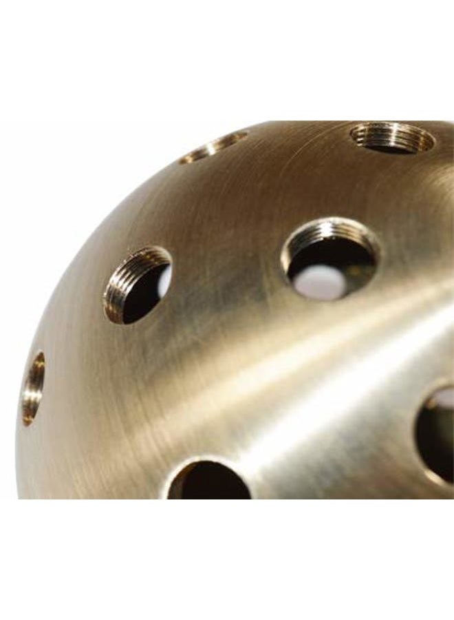 INTBUYING 1.5'' DN40 Dandelion Fountain Nozzle Stainless Steel Crystal Ball Water Spray Pond Sprinkler - Image 5
