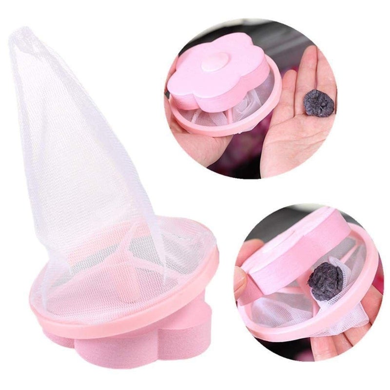 VIDORA VIDORA Washing Machine Floating Lint Mesh Bag Net Pouch Hair Catcher Lint Catcher Hair Filter for Household Tool Multicolor Pack of 1  - Image 3