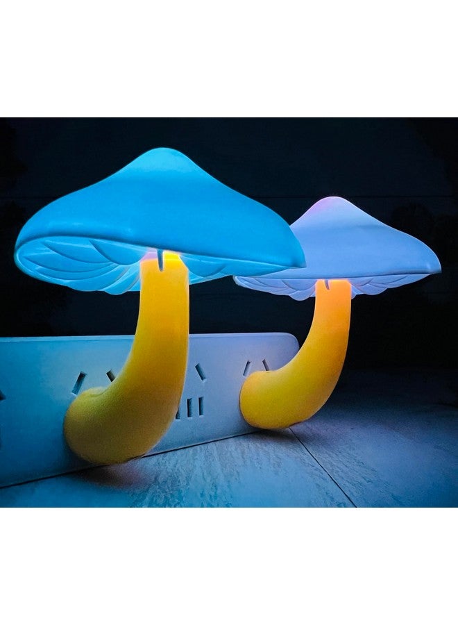 ZEZHOU Sensor LED Mushroom Night Light - Plug in Wall Mushroom Light Magic 7 Color Changing, Mini Dream Bed Colourful Nightlight for Kids Adults Pet for Bedroom, Bathroom, Stairs, Cute Lamp Gift Ideas - Image 5